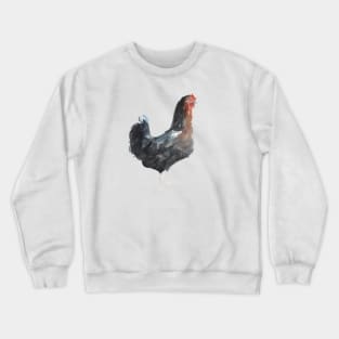 Watercolor Hen Crewneck Sweatshirt